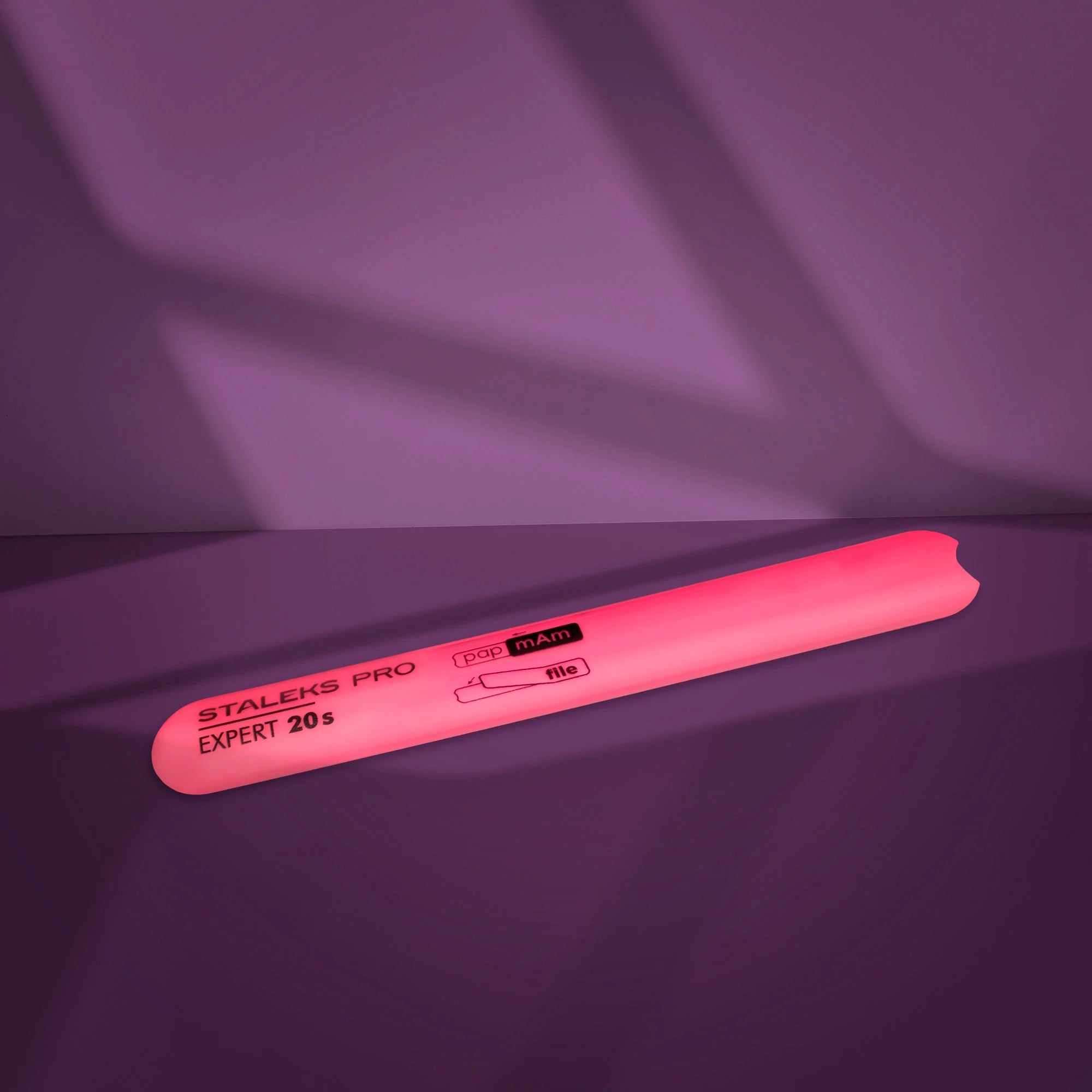 Straight beveled plastic base for nail file EXPERT 20s (130 mm) image 0